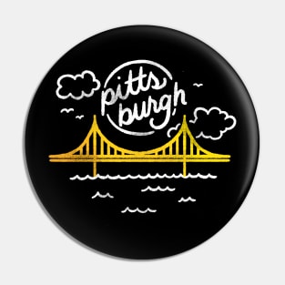 Pittsburgh Yellow Bridge Pin