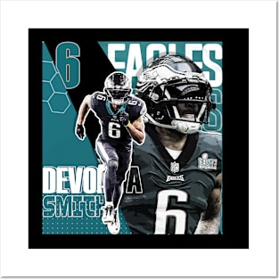 Devonta Smith Philadelphia Eagles Football Art Illustrated -  Israel