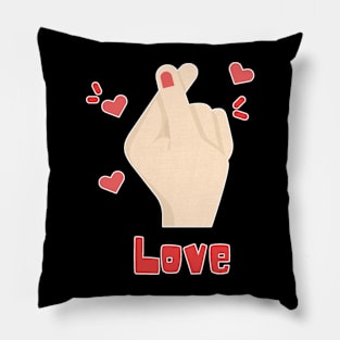 Love hand sign Pillow