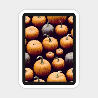 Halloween Pumpkins Pattern, model 3 Magnet