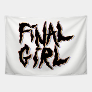 Final Girl in black Tapestry