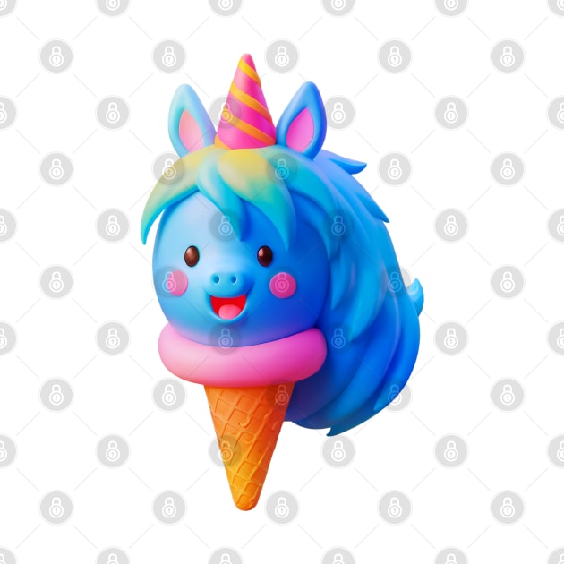 Unicorn Ice Cream by Doggomuffin 