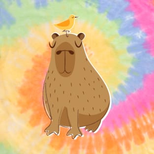 Capybara in Transcendental Meditation T-Shirt