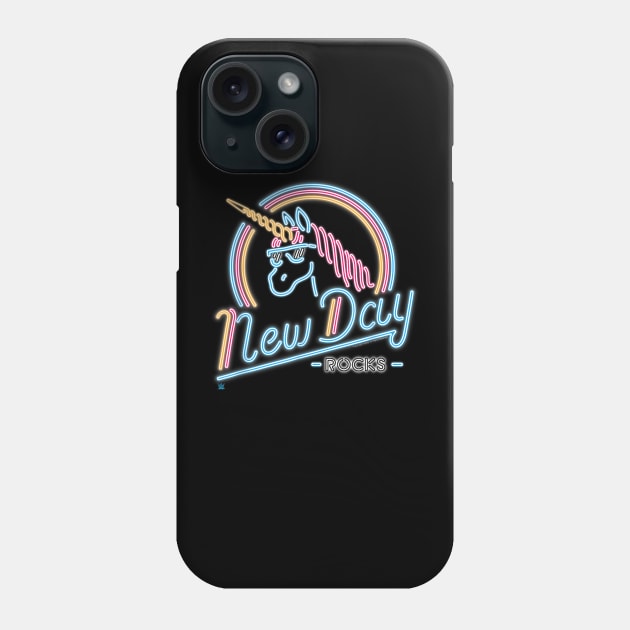 The New Day Neon Unicorn Phone Case by Holman