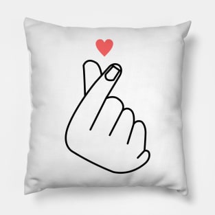 FINGER HEART Pillow