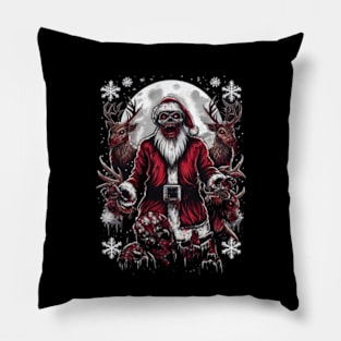 Dead Santa T-Shirt - Unwrapping a Dark Holiday Secret Pillow