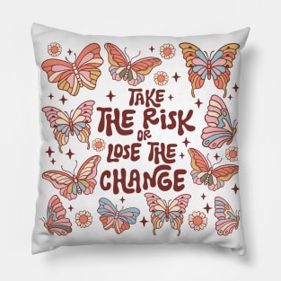 Butterfly lose the change Pillow