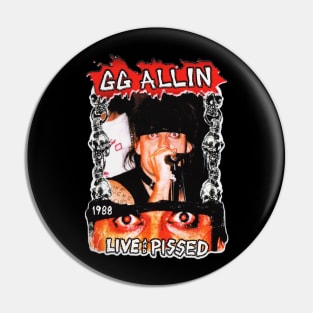 Live And Pissed Pin