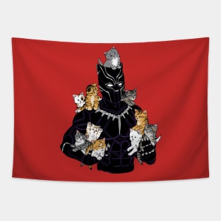 King of Kittens, vlentines day for cat Tapestry