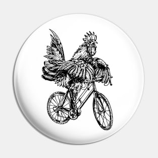 SEEMBO Rooster Cycling Bicycle Bicycling Riding Biking Bike Pin