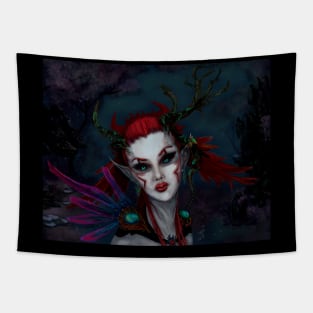 Elf Queen Belladora Tapestry