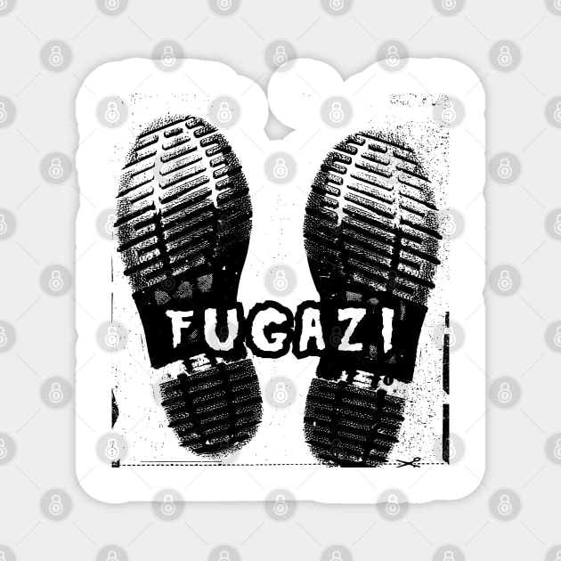 fugazi classic boot Magnet by angga108