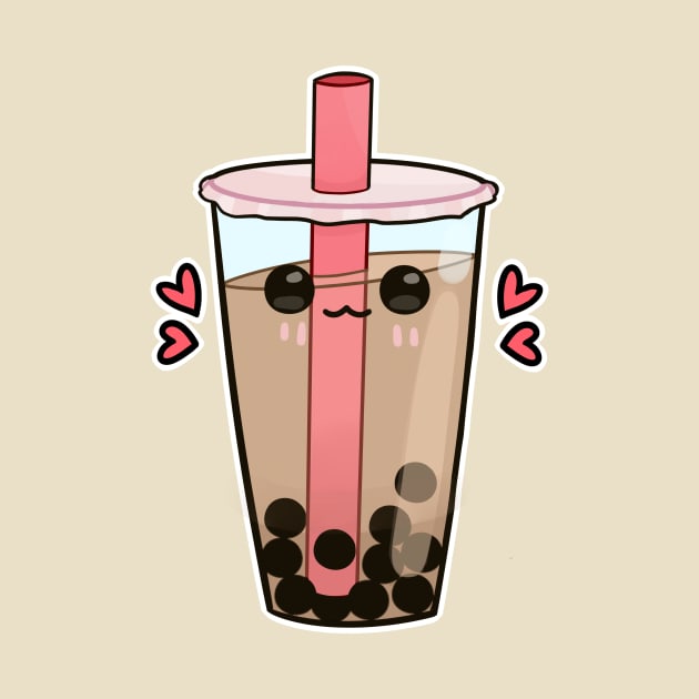 Kawaii bubble tea by nekomachines