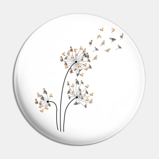 Cat Dandelion Cute Cat Pin