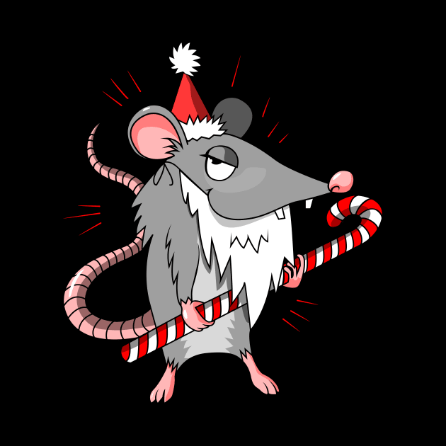 christmas rat by Shvetsov