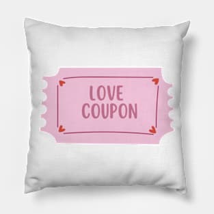 LOVE COUPON Pillow