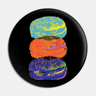 Trashy Pop Art Burgers Pin