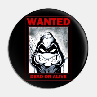 Wanted Last Ronin Turtle Pin