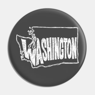 Washington (White Graphic) Pin