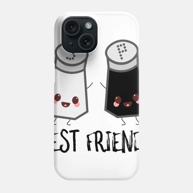 Salt And Pepper Best Friends Phone Case by SusurrationStudio