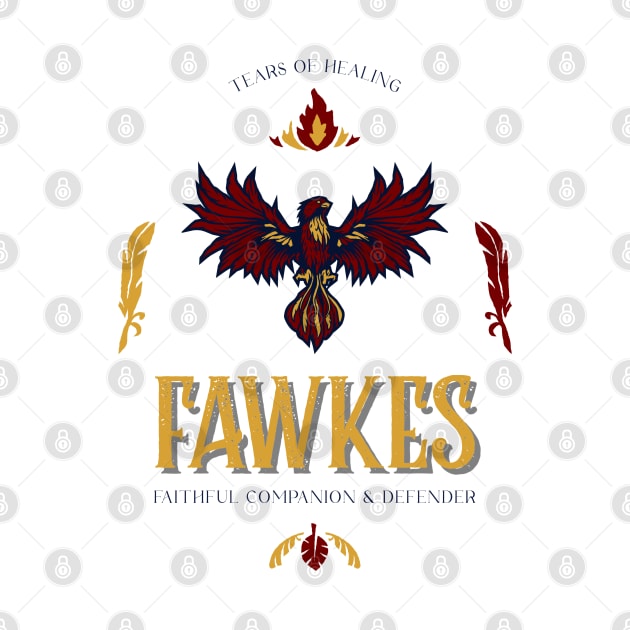 Fawkes the Phoenix Companion and Defender Wizardry by Joaddo