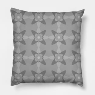 grey seamless pattern Pillow