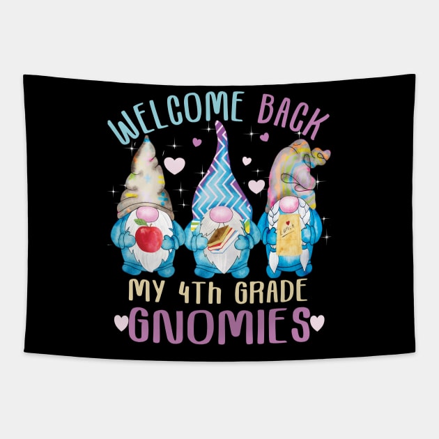 Welcome back my 4th grade gnomies.. 4th grade back to school gift Tapestry by DODG99