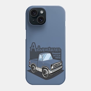 Light Blue Iridescent Adventurer (White-Based) - 1972 Phone Case