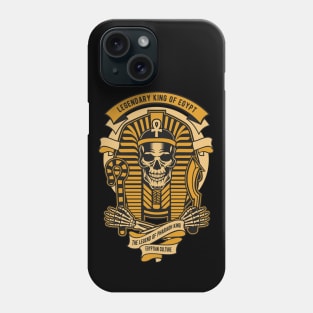 legendry skull king pharaoh Phone Case
