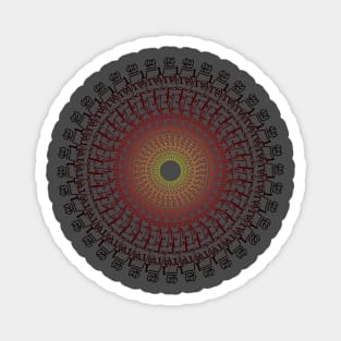 Radiant Riemann Zeta Function Magnet