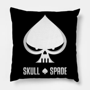 Skull Spade Pillow