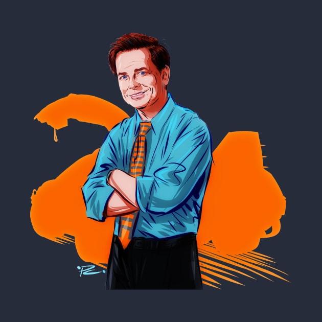 Michael J. Fox - An illustration by Paul Cemmick by PLAYDIGITAL2020