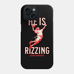 Jesus Easter Basketball Rising Slam Dunking Phone Case