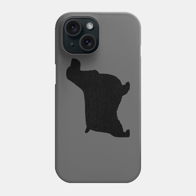 English Cocker Spaniel Silhouette Phone Case by Coffee Squirrel