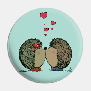 Hedgehogs in love Pin