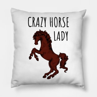 Crazy Horse Lady Pillow