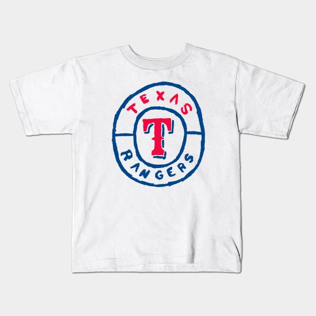 Very Simple Graph Texas Rangers 06 Kids T-Shirt