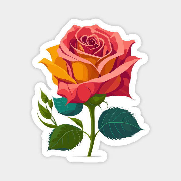 Cute Rose Magnet by SpriteGuy95