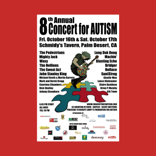 8th Annual Concert for Autism flyer Tshirt 2015 T-Shirt
