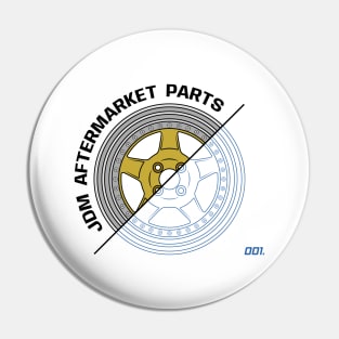 Gold JDM Wheels V1 Pin