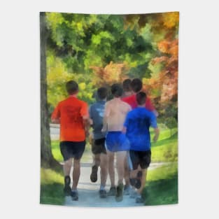 Jogging - Track Practice Tapestry