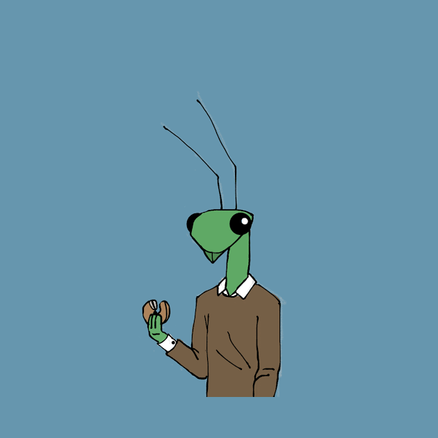 Office Mantis by PruneyToons