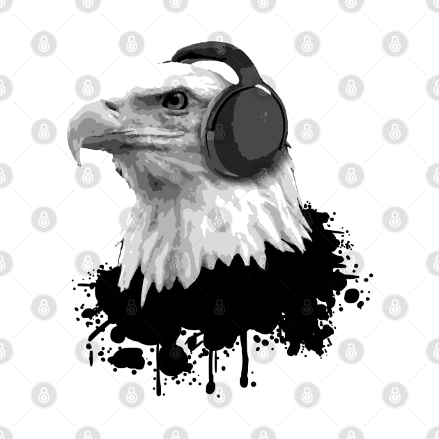 Music Eagle by TinusCartoons