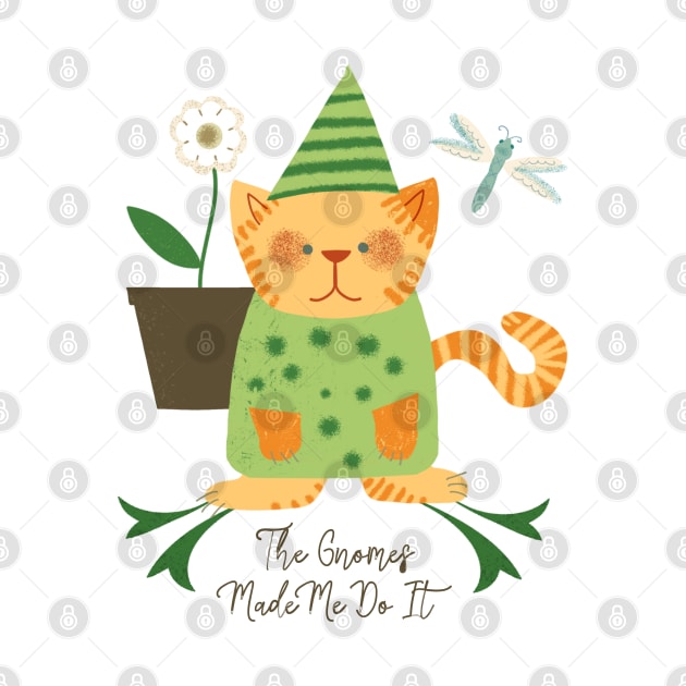 Cat Gnome by so_celia