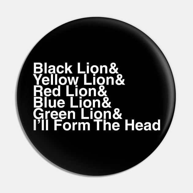 Voltron Helvetica List Pin by DennisMcCarson
