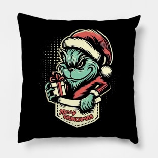 Merry Grinchmas Pillow