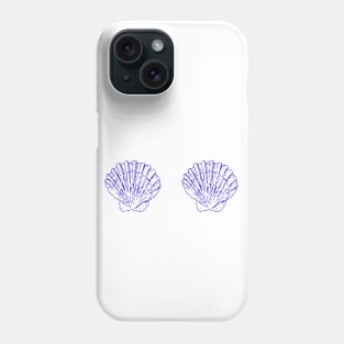 Blue Sea Shells Phone Case