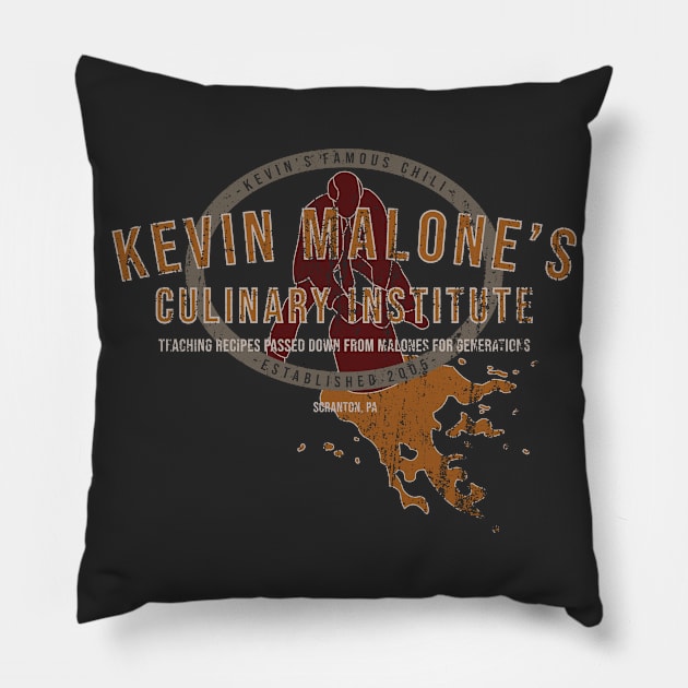 Kevin Malone's Culinary Institute Pillow by Hallowscream