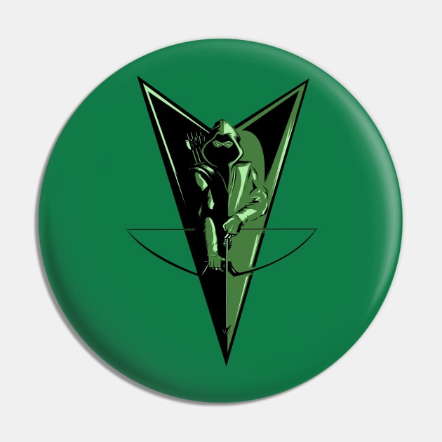 Emerald Archer Pin by poopsmoothie