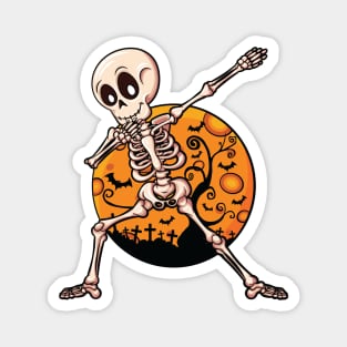 Halloween Boys Girls Dabbing Skeleton Kids Skeleton Dab Magnet